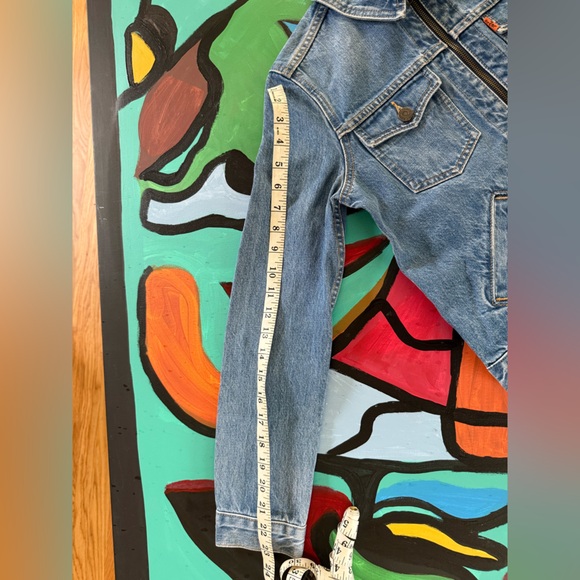 Levi’s Zip-up Blue Denim Jacket - Picture 5 of 6